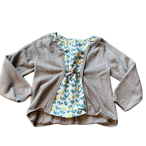 🍭6/$30 Obaibi mixed media shirt for baby toddler girl - 23 months